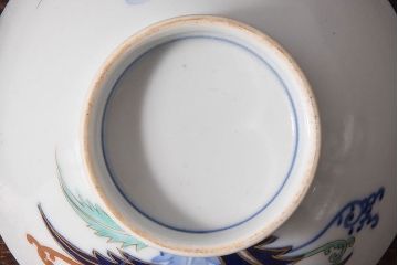 アンティーク雑貨　和製アンティーク　色絵　蓋付き茶碗2客セット(3)
