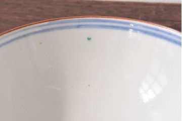 アンティーク雑貨　和食器　色絵　アンティーク蓋付き茶碗2客セット(1)