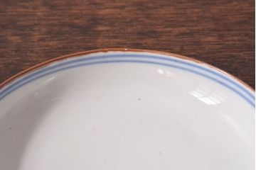 アンティーク雑貨　和食器　色絵　アンティーク蓋付き茶碗2客セット(2)