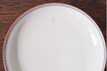 アンティーク雑貨　和食器　色絵　アンティーク蓋付き茶碗2客セット(3)