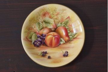 イギリスビンテージ　AYNSLEY(エインズレイ)　Orchard Gold(オーチャードゴールド)　カップ&ソーサー(洋食器)