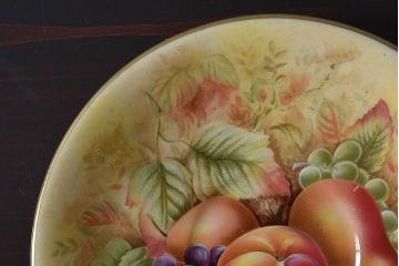 イギリスビンテージ　AYNSLEY(エインズレイ)　Orchard Gold(オーチャードゴールド)　カップ&ソーサー(洋食器)