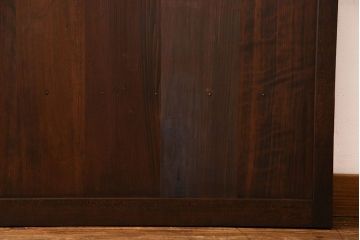 和製アンティーク　マス目格子　柾目が上品で美しいドア(きつね格子、狐格子、木製扉、建具)