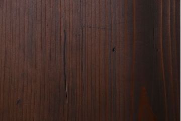 和製アンティーク　格子の帯がアクセントのシンプルな格子帯戸(引き戸、仕切り戸、建具)2枚組