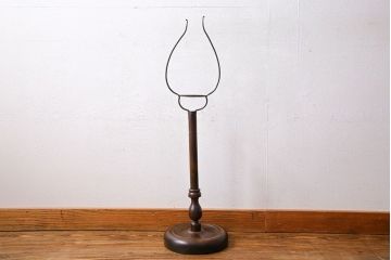 アンティーク雑貨　和製アンティーク　レトロな雰囲気漂うシンプルなオイルランプ(照明)