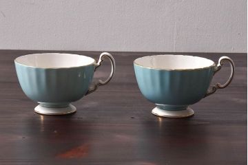 イギリスビンテージ　AYNSLEY(エインズレイ) コテージガーデン　カップ&ソーサー2客セット(洋食器)