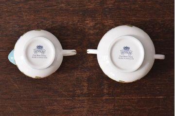 イギリスビンテージ　AYNSLEY(エインズレイ) コテージガーデン　ポット3点セット(洋食器)