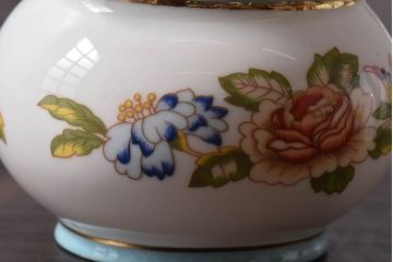 イギリスビンテージ　AYNSLEY(エインズレイ) コテージガーデン　ポット3点セット(洋食器)
