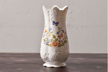 イギリスビンテージ　AYNSLEY(エインズレイ) コテージガーデン　花瓶(陶磁器)