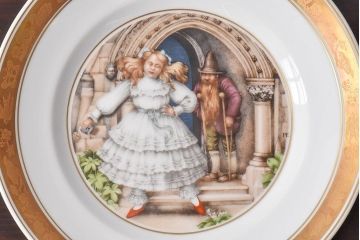 アンティーク雑貨　中古　ROYAL COPENHAGEN(ロイヤルコペンハーゲン)　プレート(洋食器)2枚セット(1)