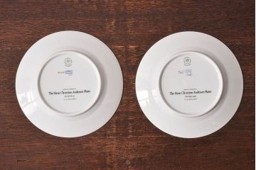 アンティーク雑貨　中古　ROYAL COPENHAGEN(ロイヤルコペンハーゲン)　プレート(洋食器)2枚セット(1)