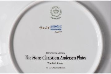 アンティーク雑貨　中古　ROYAL COPENHAGEN(ロイヤルコペンハーゲン)　プレート(洋食器)2枚セット(1)