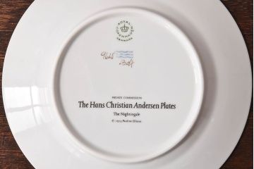 アンティーク雑貨　中古　ROYAL COPENHAGEN(ロイヤルコペンハーゲン)　プレート(洋食器)2枚セット(1)