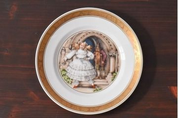 アンティーク雑貨　中古　ROYAL COPENHAGEN(ロイヤルコペンハーゲン)　プレート(洋食器)2枚セット(1)