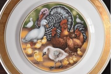 中古　ROYAL COPENHAGEN(ロイヤルコペンハーゲン)　プレート(洋食器)2枚セット(2)