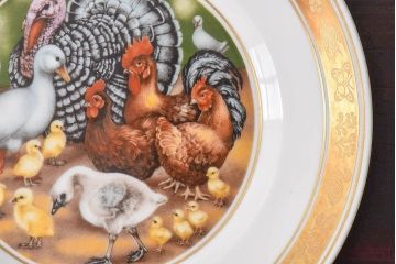 中古　ROYAL COPENHAGEN(ロイヤルコペンハーゲン)　プレート(洋食器)2枚セット(2)