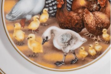 中古　ROYAL COPENHAGEN(ロイヤルコペンハーゲン)　プレート(洋食器)2枚セット(2)