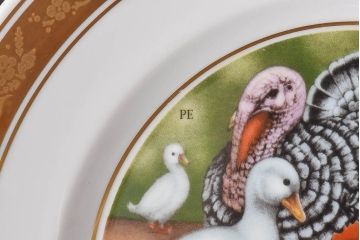 中古　ROYAL COPENHAGEN(ロイヤルコペンハーゲン)　プレート(洋食器)2枚セット(2)