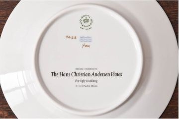 中古　ROYAL COPENHAGEN(ロイヤルコペンハーゲン)　プレート(洋食器)2枚セット(2)