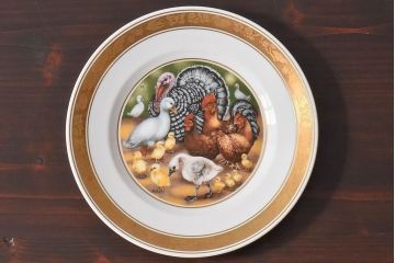 中古　ROYAL COPENHAGEN(ロイヤルコペンハーゲン)　プレート(洋食器)2枚セット(2)