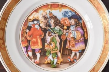 中古　ROYAL COPENHAGEN(ロイヤルコペンハーゲン)　プレート(洋食器)2枚セット(3)