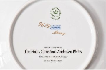 中古　ROYAL COPENHAGEN(ロイヤルコペンハーゲン)　プレート(洋食器)2枚セット(3)