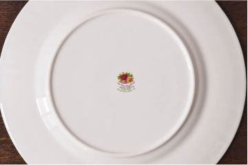 イギリス　Royal Albert(ロイヤルアルバート) オールドカントリーローズ　プレート2枚セット