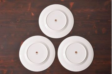 イギリス　Royal Albert(ロイヤルアルバート) オールドカントリーローズ　プレート3枚セット