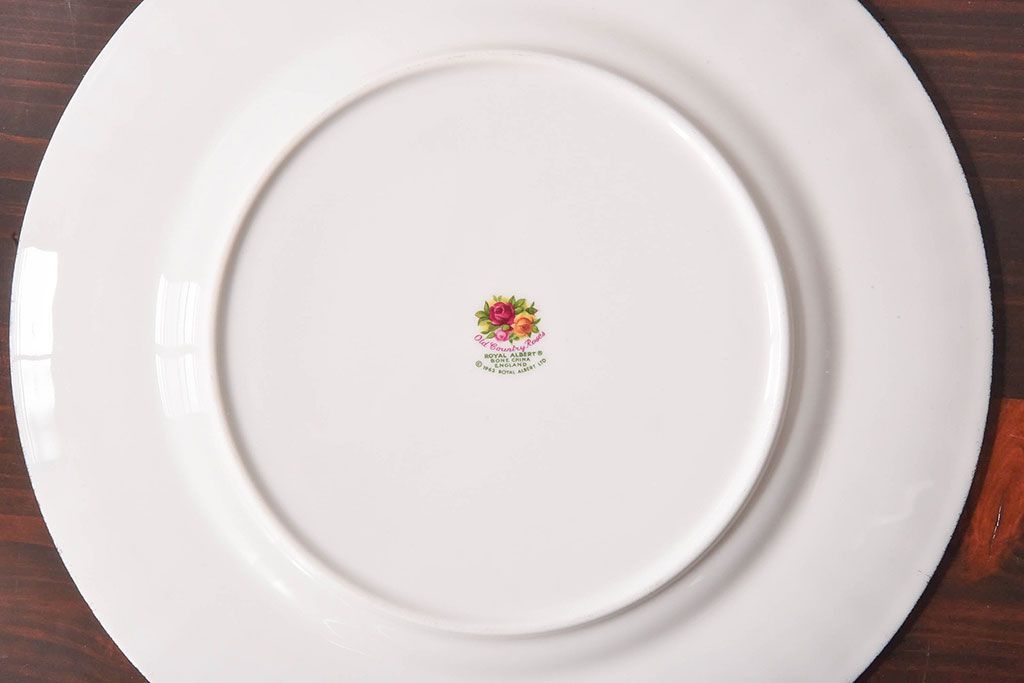 イギリス　Royal Albert(ロイヤルアルバート) オールドカントリーローズ　プレート3枚セット