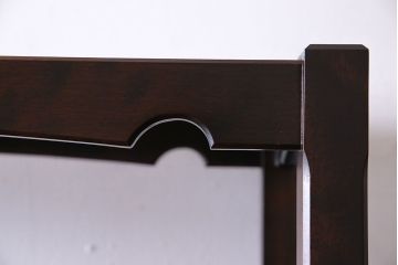 中古　北海道民芸家具　シックな雰囲気漂う四方棚(飾り棚)(定価30万円)