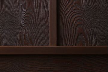 大正ロマン　レトロデザインの色ガラス入りアンティークドア(扉)