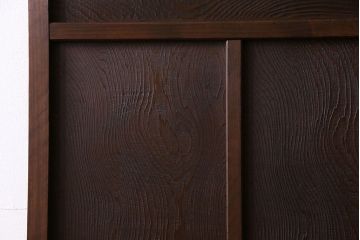 大正ロマン　レトロデザインの色ガラス入りアンティークドア(扉)