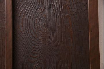 大正ロマン　レトロデザインの色ガラス入りアンティークドア(扉)