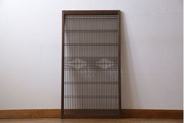 和家具　大振り!昭和期の古い書院欄間(明かり取り、明り取り)