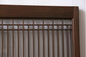 和家具　大振り!昭和期の古い書院欄間(明かり取り、明り取り)