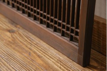 和家具　大振り!昭和期の古い書院欄間(明かり取り、明り取り)