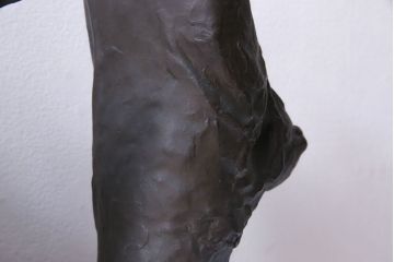 アンティーク雑貨　古民具・骨董　横江嘉純　ブロンズ像(僧侶、坊主、置物)