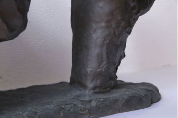 アンティーク雑貨　古民具・骨董　横江嘉純　ブロンズ像(僧侶、坊主、置物)