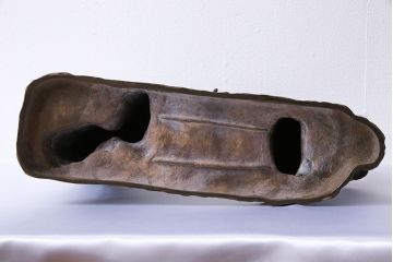 アンティーク雑貨　古民具・骨董　横江嘉純　ブロンズ像(僧侶、坊主、置物)