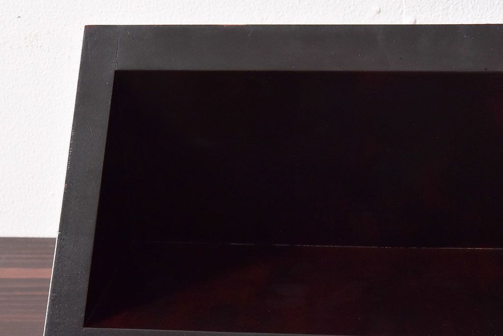 アンティーク雑貨　中古　北海道民芸家具　小さな飾り棚(花台、ディスプレイ台)2個セット