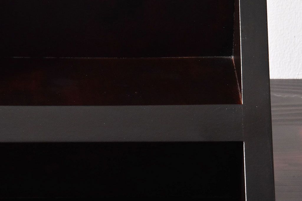 アンティーク雑貨　中古　北海道民芸家具　小さな飾り棚(花台、ディスプレイ台)2個セット