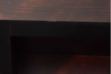 アンティーク雑貨　中古　北海道民芸家具　小さな飾り棚(花台、ディスプレイ台)2個セット