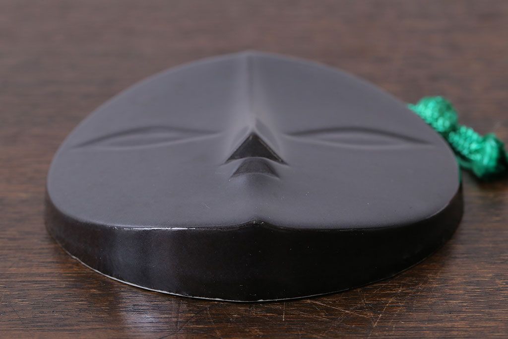 アンティーク雑貨　信楽焼　日本万国博覧会記念「太陽の顔」・外箱付き