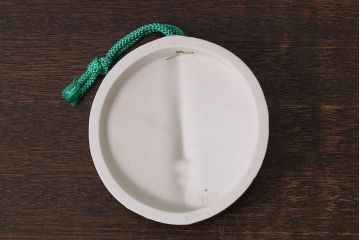 アンティーク雑貨　信楽焼　日本万国博覧会記念「太陽の顔」・外箱付き