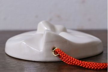 アンティーク雑貨　信楽焼　日本万国博覧会記念「太陽の顔」・外箱付き