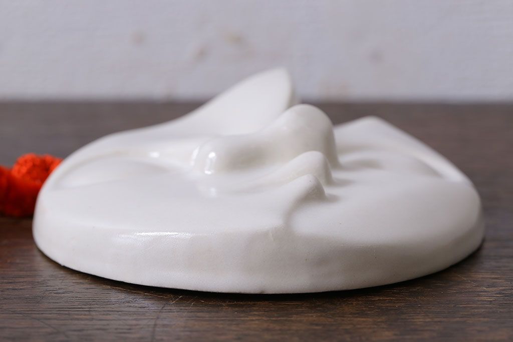 アンティーク雑貨　信楽焼　日本万国博覧会記念「太陽の顔」・外箱付き