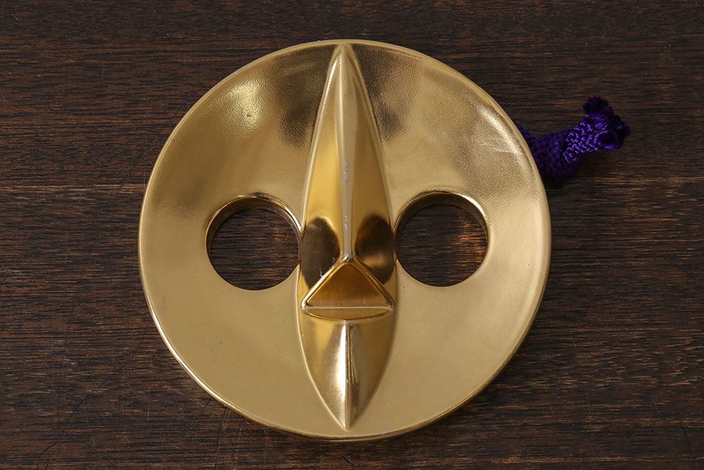 アンティーク雑貨　信楽焼　日本万国博覧会記念「太陽の顔」・外箱付き