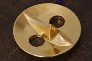 アンティーク雑貨　信楽焼　日本万国博覧会記念「太陽の顔」・外箱付き