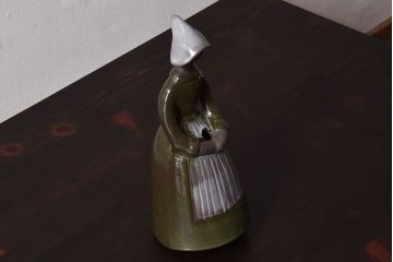 アンティーク雑貨　スウェーデン製　Gantofta Elsi Bourelius　ビンテージ花瓶