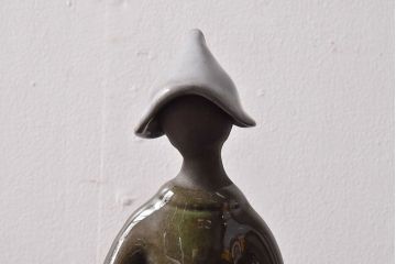 アンティーク雑貨　スウェーデン製　Gantofta Elsi Bourelius　ビンテージ花瓶